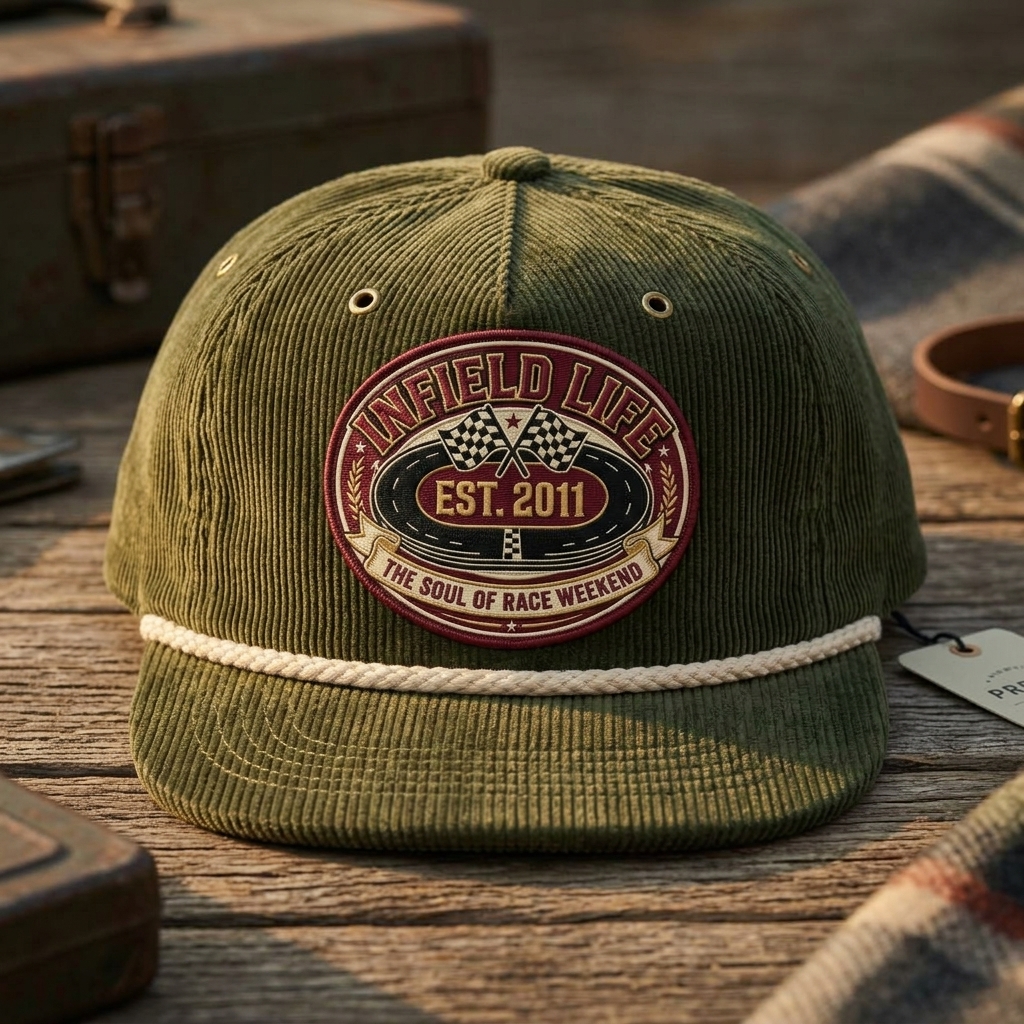 Vintage Trackside Corduroy Cap (EST. 2011)